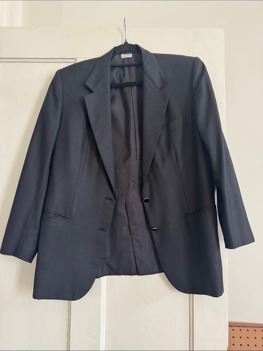 Vintage Brioni for Maus + Hoffman Black Blazer
